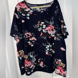 Floral tee shirt